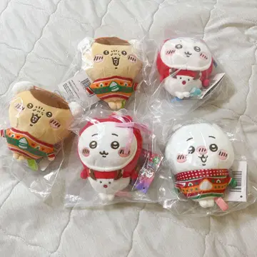치이카와 (먼작귀) 세븐일레븐 제일복권 E상 3세트 봉제 인형 키링