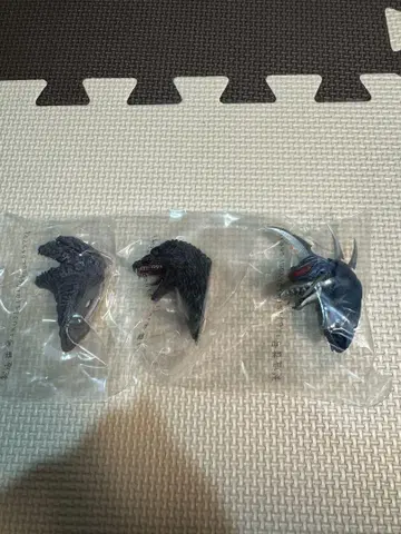 제일복권 고질라 피규어 G상 몬스터 헤드 마그넷 세트