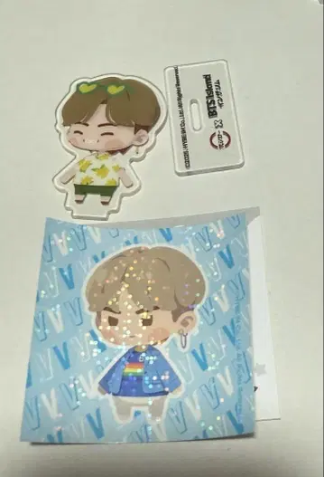 BTS Island 스시로 아크릴 스탠드 스티커 V