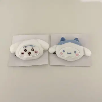 치이카와 산리오 헤어 클립 하치와레 시나몬
