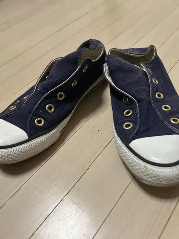 네이비 슬립온 신발 캔버스 CONVERSE
