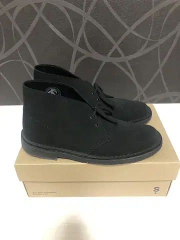 Clarks 클락스 사이즈:UK7 스웨이드 데저트 부츠 블랙