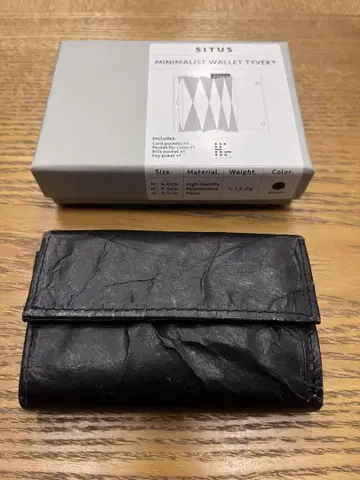 SITUS MINIMALIST WALLET TYVEK 블랙