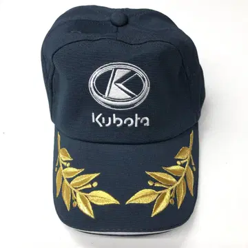 미사용 KUBOTA 쿠보타 농기계 캡 프리 사이즈 네이비