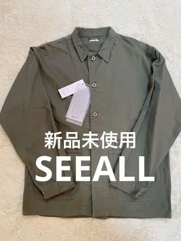 미사용 새상품 SEEALL 올리브 밀리터리 자켓 L 사이즈
