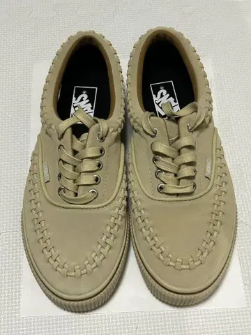 Vans 베이지 뜨개질 스니커즈