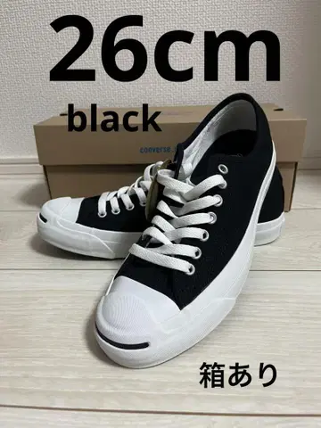 새상품 박스 포함 26cm 컨버스 잭 파셀 1R194 블랙