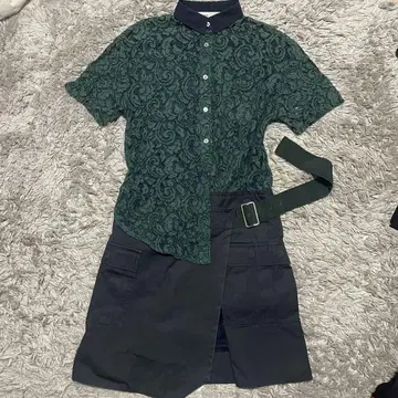 [ 레어 ] 15SS sacai sacai luck 사카이 레이스 원피스