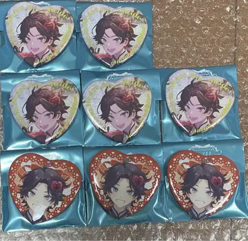 니지산지 준 브라 하트형 캔뱃지 미에지 아키나