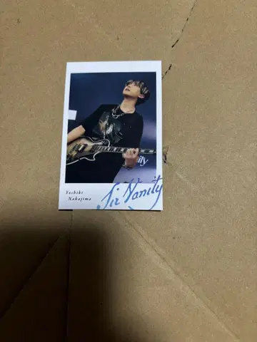 Sir Vanity Latitude 폴라로이드 카드 나카지마 요시키