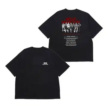 BABY MONSTER 베이비 몬스터 투어 티셔츠 B L 사이즈