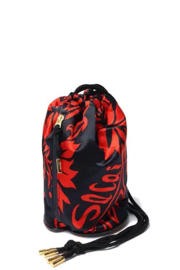 사카이 Floral Print S Kinchaku 파우치(사카이 백)