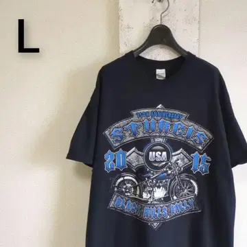 구제 의류 STURGIS 스타지스 티셔츠 블랙 바이커 GILDAN L