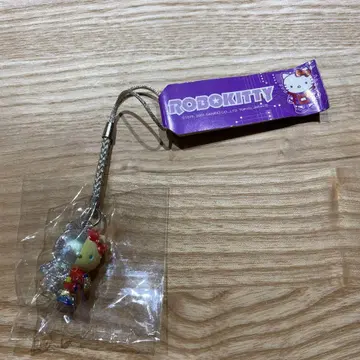 레트로 키티 2001년 로보 키티 네자케 스트랩 마스코트
