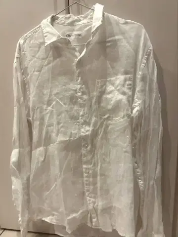 ZARA 100% 린넨 셔츠 M 사이즈
