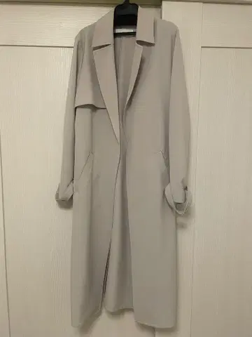 SLY 라이트 롱 코트 스프링 코트 트렌치코트