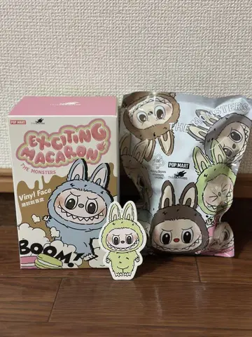 러브부 Labubu Exciting Macaron 봉제 인형 Green