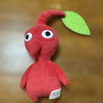 빨간색 피크민 봉제 인형