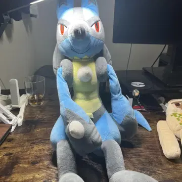 루카리오 봉제 인형 본체 빅 사이즈