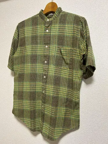 [VINTAGE] 60년대 BULLOCK'S 노카라 셔츠 체크 무늬