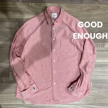 [레어] GOODENOUGH 옥스퍼드 l/s 셔츠 굿이너프 M 우라하라