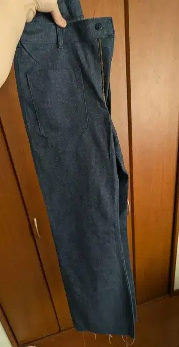 Us navy 세일러 팬츠 28R 다크 블루 스트레이트 컷 80s