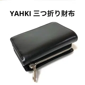 YAHKI 야키 3단 폴더형 지갑 블랙