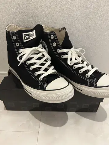 CONVERSE ALL STAR 블랙 하이컷 뉴에라 29cm