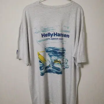 90s Helly Hansen 세일링 디자인 티셔츠 XL
