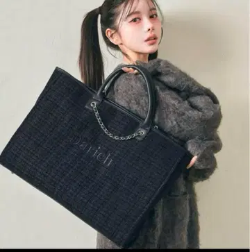 Darich 블랙 토트백 대용량