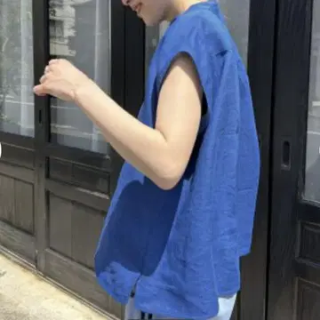 TICCA 프렌치 슬리브 린넨 셔츠