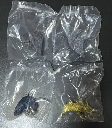 제일복권 고질라 대괴수열전 G상 몬스터 헤드 마그넷 4종
