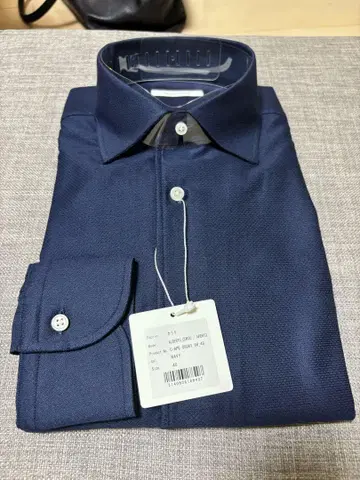 ARCODIO ALBERTO 네이비 긴팔 셔츠 사이즈 40