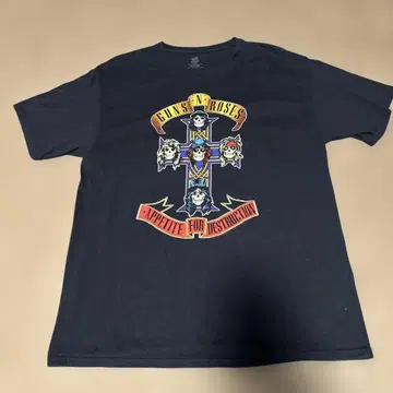 구제 의류 Guns N' Roses 티셔츠 L 밴 티셔츠