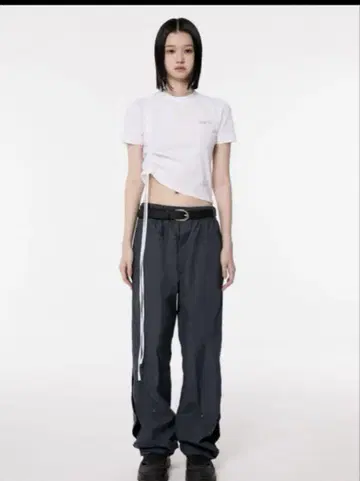 FLAREUP Triangle Flap Pants Charcoal