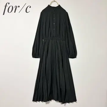 for/c 포시 플리츠 원피스 롱 원피스 빅 사이즈 L 새상품급