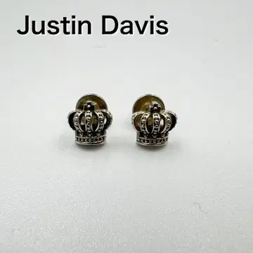 Justin Davis 귀걸이 크라운 실버 925