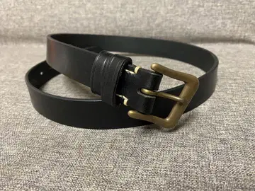 WAREHOUSE 웨어하우스 슬림 벨트 34 블랙