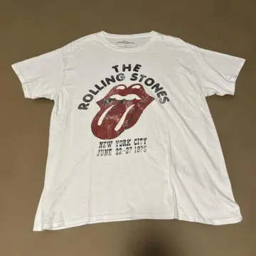 구제 의류 The Rolling Stones 티셔츠 L 사이즈 밴 티셔츠