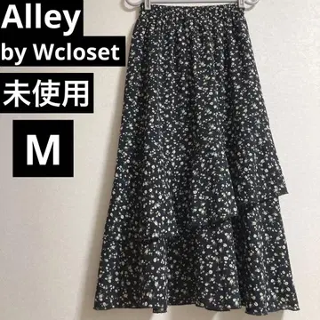 Alley by w closet 미니 꽃무늬 프릴 롱 스커트 M