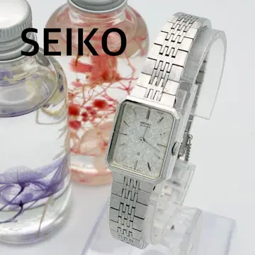 작동 손목시계 SEIKO 세이코 실버 여성용 새상품 배터리 A47