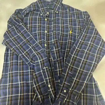 Ralph Lauren 체크 무늬 커스텀 핏 셔츠