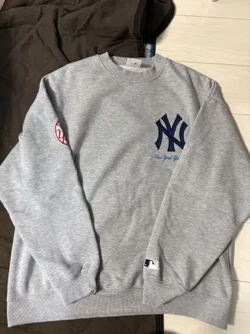 New York Yankees 그레이 스웨트 셔츠