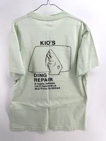 YELLOW RAT 롱 슬리브 티셔츠 XL 미니멀리스트 108