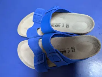 BIRKENSTOCK Arizona 애리조나 스웨이드 샌들 파랑 39