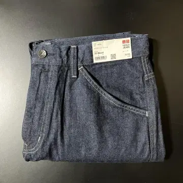 유니클로 와이드 핏 청바지 w33(84cm)