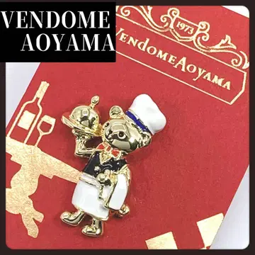 VENDOME AOYAMA 반돔 아오야마 핀 배지 브로치 베어
