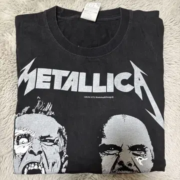METALLICA 티셔츠 M 사이즈 밴딩 티셔츠 밴 티 빈티지