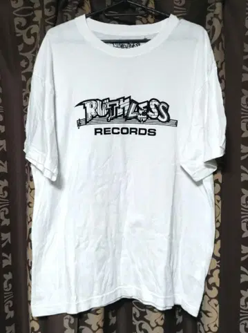 ruthless records 티셔츠 화이트 L 사이즈