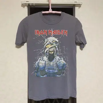 IRON MAIDEN 티셔츠 빈티지 싱글 스티치